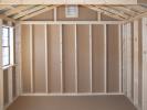 10x14 Peak Storage Shed Interior